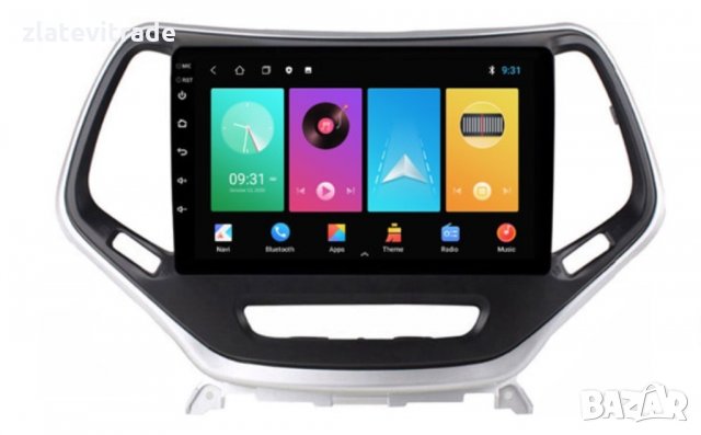 JEEP CHEROKEE 5 KL 2014-2018, Андроид Навигация - 10", 9237, снимка 2 - Навигация за кола - 33813027