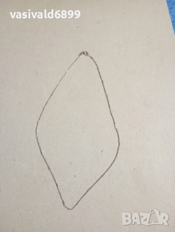 Посребрено синджирче , снимка 2 - Колиета, медальони, синджири - 53882373