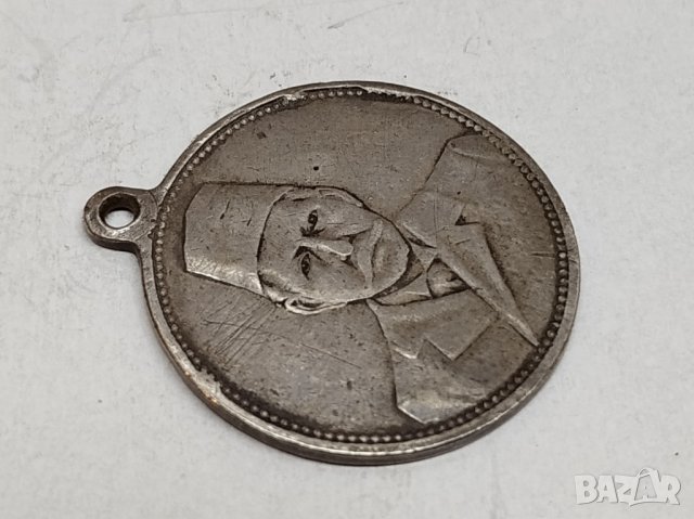 Сребърен Турски медал, снимка 2 - Антикварни и старинни предмети - 29798001
