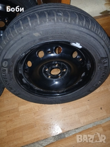 5×100 57.1ц.о.15цола с гуми на тях 195 5515, снимка 17 - Гуми и джанти - 52341942