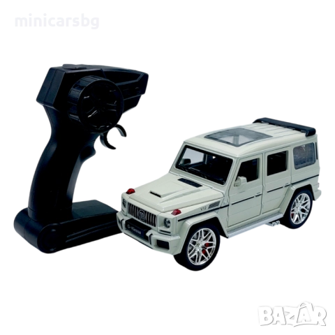 Метална кола Mercedes Brabus 1:24 с дистанционно, светлини и звук, снимка 2 - Колекции - 52846696