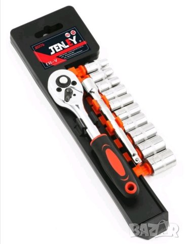 Комплект гедоре 12 части с тресчотка и вложки , снимка 2 - Гедорета - 42176498