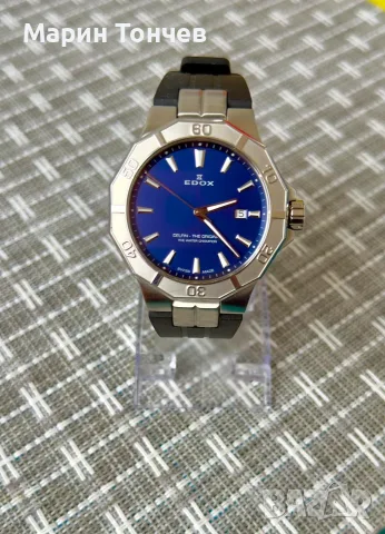 Edox Delfin Blue 3 Hands 200m 53021 3CA BUIN, снимка 6 - Мъжки - 56519004