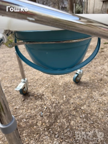 Тоалетен инвалиден стол, снимка 4 - Тоалетни столове - 54198598