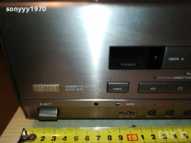 YAMAHA KXW-S70 REVERSE DECK-SWISS 1604221915, снимка 7 - Декове - 36477670