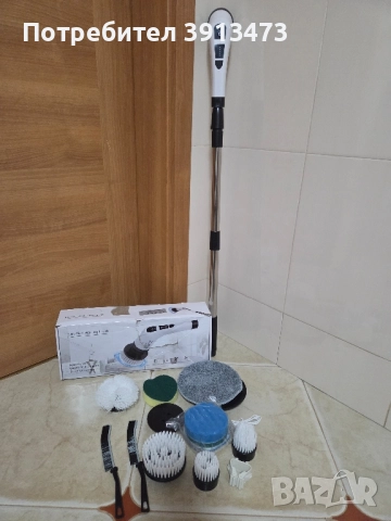 Чисто нова Мултифункционална електрическа четка за почистване, снимка 2 - Други стоки за дома - 52099718