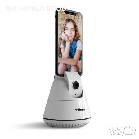 SriHome SH006 Панорамен Интелигентен 355° Държач за телефон с автоматично проследяване, снимка 3 - Други - 50309047