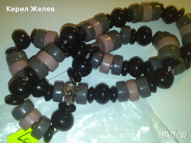 СТАРО ГРАДСКО БИЖУ КОЛИЕ УКРАШЕНИЕ от ОБРАБОТЕНИ КАМЪЧЕТА 9154, снимка 4 - Колиета, медальони, синджири - 29721728