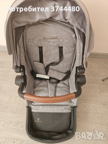 CANGAROO Комбинирана количка 3в1 ELLADA СИВ, снимка 5 - Детски колички - 40841419