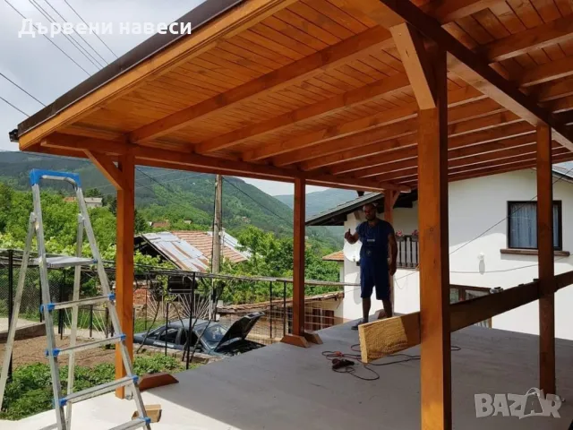 Навеси Дървени навеси Дървени Беседки Дървени Тераси. София, снимка 2 - Ремонти на къщи - 48969930