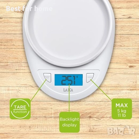 Laica - KS1019 - Кухненска везна, снимка 4 - Електронни везни - 51877444