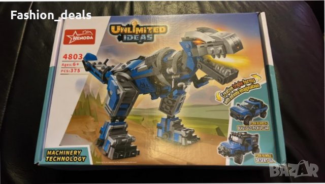 Нова образователна строителна играчка за деца Динозавър Кола Подарък, снимка 8 - Образователни игри - 38438361