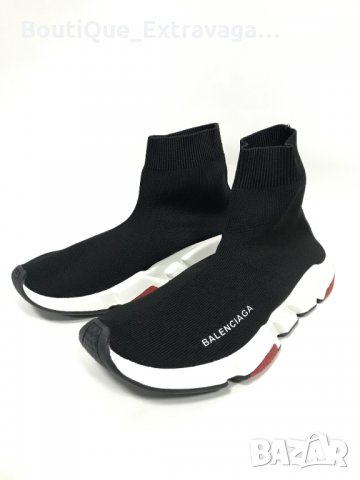 Мъжки обувки Balenciaga /Speed Black/White/Red !!!, снимка 2 - Спортни обувки - 32194706