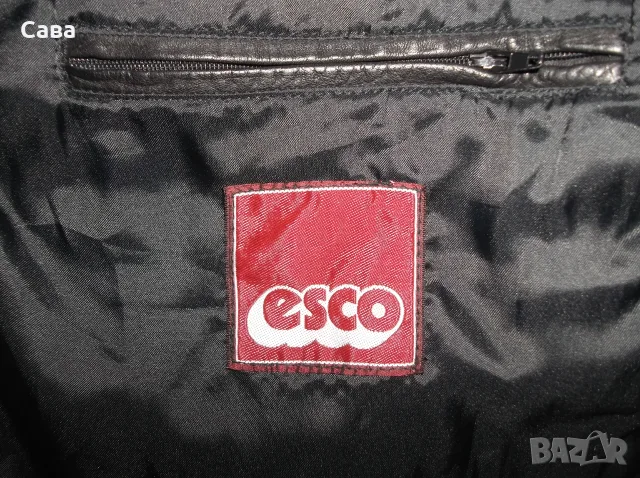 Кожено яке ESCO  мъжко,М, снимка 5 - Якета - 56453266