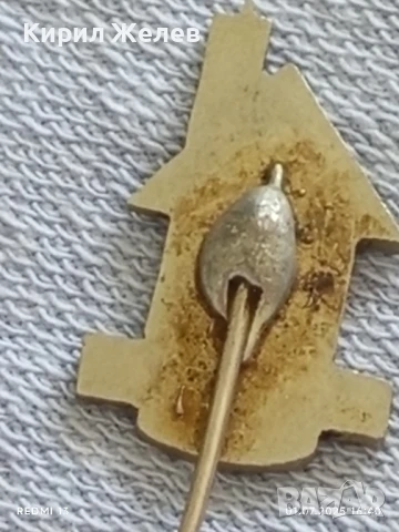 Пет значки стари редки GOUDA,INTERNO,VIKTOR HUGO за КОЛЕКЦИЯ 12217, снимка 7 - Колекции - 50863127