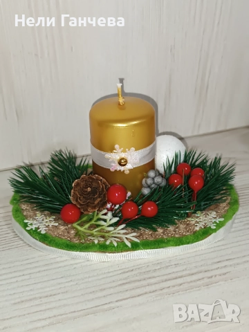 Ръчно изработена коледна декорация, снимка 4 - Други - 52829806