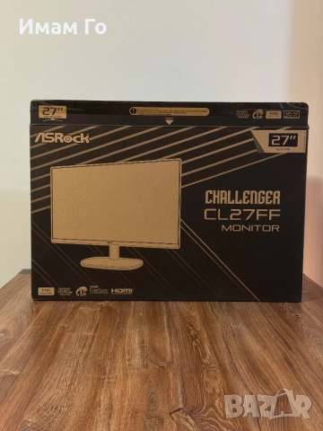 Монитор 27” ASRock Challenger CL27FF – 90LXA090-A0E0A0N – отличен избор за гейминг или офис, снимка 6 - Монитори - 52446010