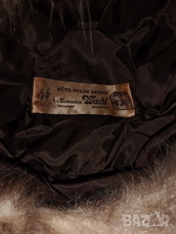 Дамска шапка арктическа лисица, снимка 3 - Шапки - 52353940