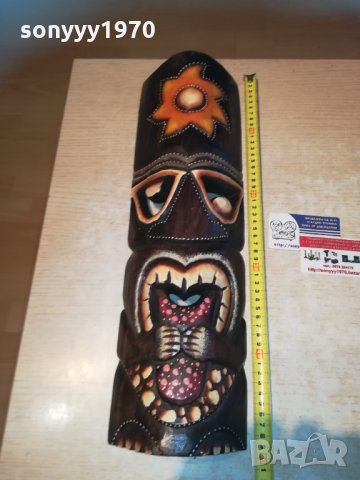 Маска от дърво за стена-кукер 3112201024, снимка 7 - Колекции - 31265234