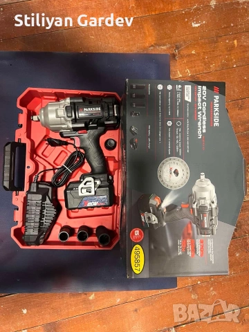 PARKSIDE PERFORMANCE ударен гайковер, снимка 3 - Винтоверти - 54299512