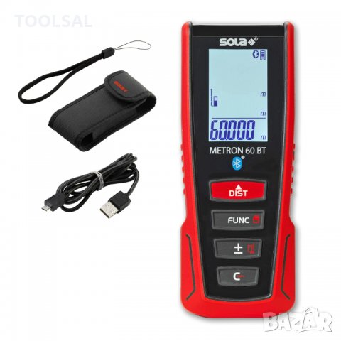 Ролетка Sola лазерна 60 м, 1.5 мм/м, Metron 60 BT, снимка 1