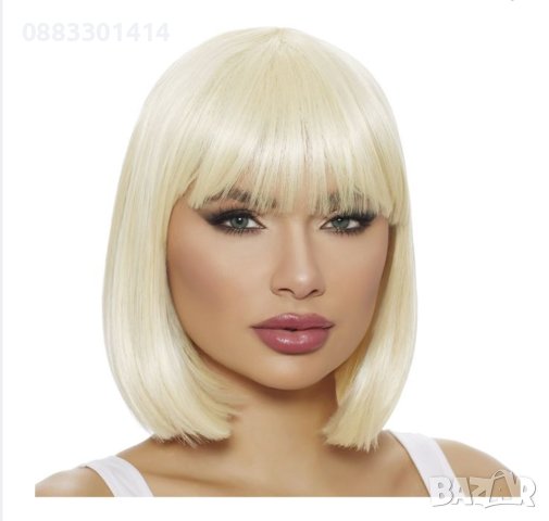 Перука Каре Дълга коса Различни цветове Хелоуин , снимка 5 - Аксесоари за коса - 42538195