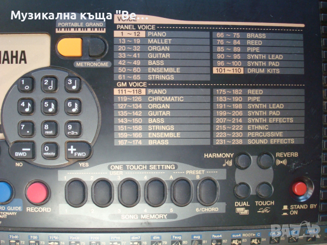 Синтезатор Yamaha PSR-225 /за ремонт или части/, снимка 12 - Синтезатори - 44613651
