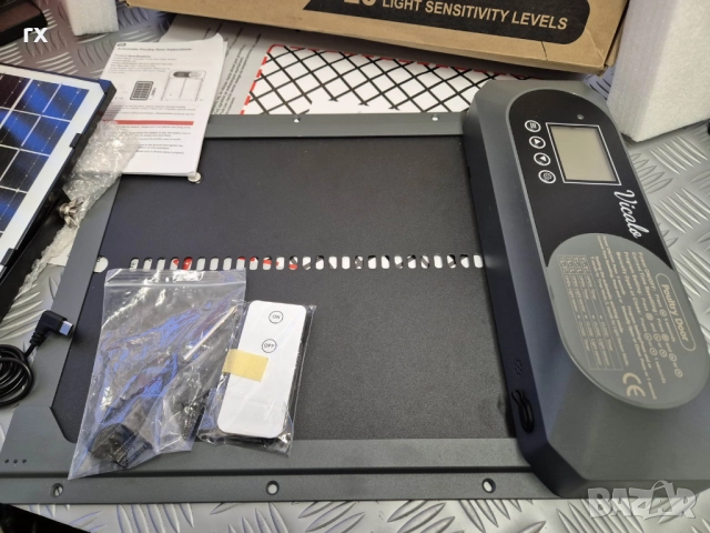 Интелигентната, соларна, автоматична врата за кокошарник, снимка 4 - За птици - 52554371