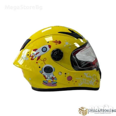 Детска каска 506 - размер S - Жълта