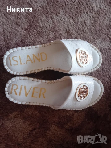 River Island-дамски чехли на платформа 39 номер, снимка 2 - Чехли - 50862100