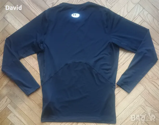 Under Armour Hg Armour Comp LS Оригинална мъжка фланелка с дълъг ръкав, снимка 3 - Блузи - 48922384