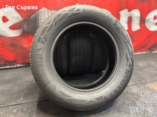 205 60 16, Летни гуми, Continental EcoContact6, 4 броя, снимка 4 - Гуми и джанти - 54160976