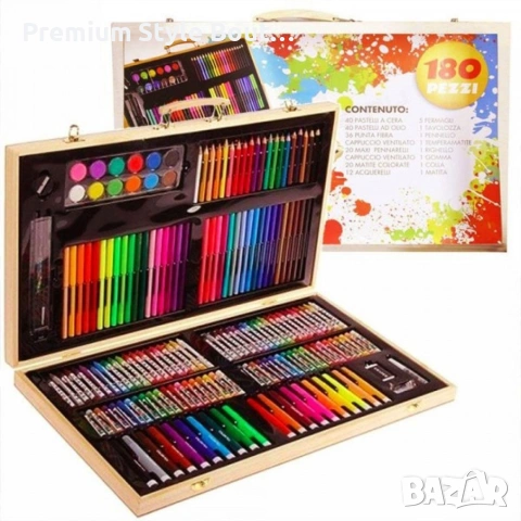 Детски комплект за рисуване - 180 части., снимка 11 - Рисуване и оцветяване - 53923664