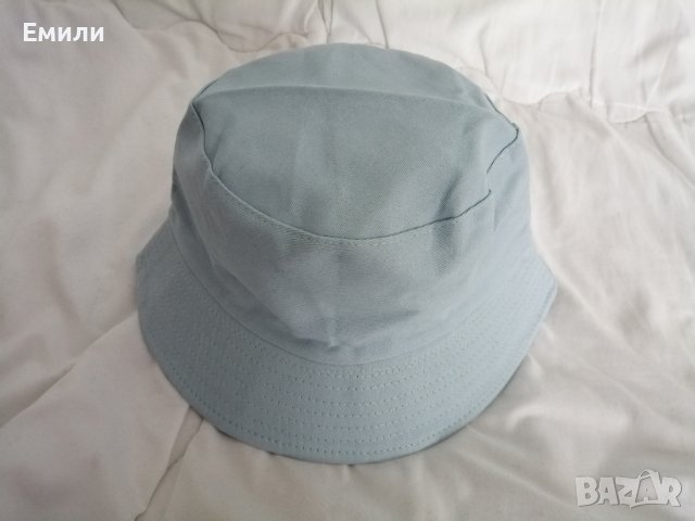 Изчистена шапка идиотка в син цвят, снимка 3 - Шапки - 39113312