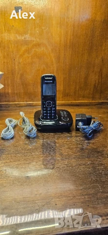 Безжичен домашен телефон Panasonic, снимка 2 - Стационарни телефони и факсове - 51317813
