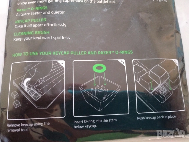 Комплект RAZER MECHANICAL KEYBOARD ENHANCEMENT KIT, снимка 6 - Клавиатури и мишки - 53142040