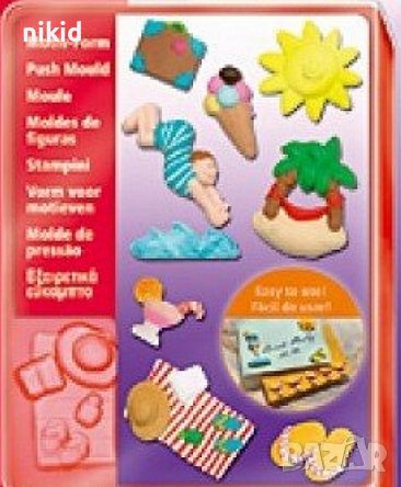 море плаж слънце коктейл чехли сладолед силиконов молд форма фондан шоколад смола гипс фимо бижута, снимка 2 - Форми - 36721753