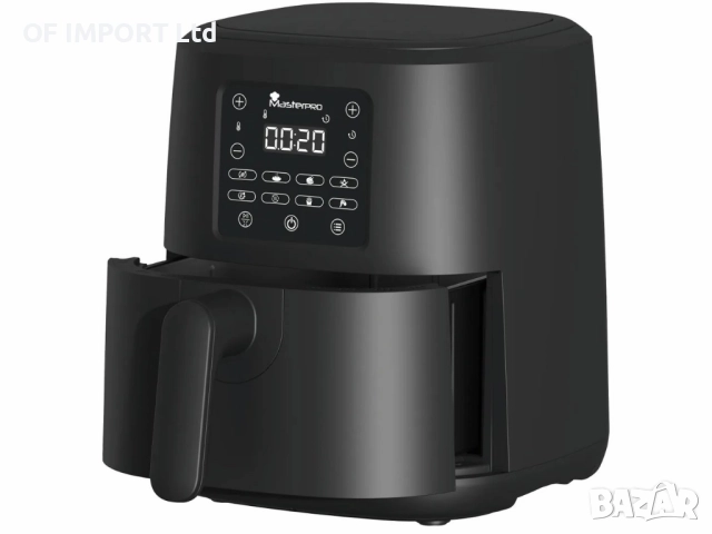 Фритюрник на Горещ Въздух Air Fryer BERGNER Masterpro 1500W 4L, снимка 2 - Фритюрници - 52071980