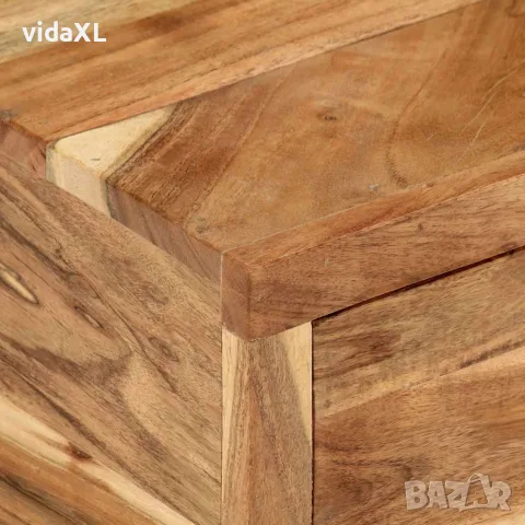 vidaXL ТВ шкаф (118-200) x 30 x 40 см, масивна акация, снимка 6 - Секции и витрини - 56147264