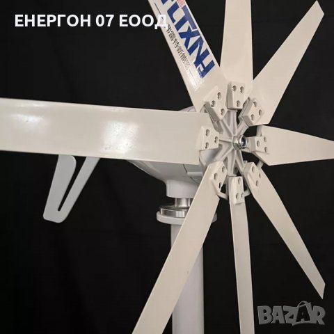 НОВ ветрогенератор 24v 1000w 8 витла вятърна турбина перка  солар, снимка 4 - Напояване - 38722481