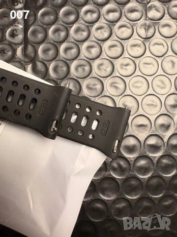 Черна силиконова каишка за смарт часовник 20мм, снимка 5 - Каишки за часовници - 53896307