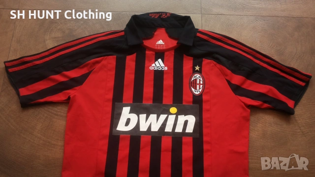 Adidas AC MILAN Football T-Shirt Размер M мъжка футболна тениска 17-67, снимка 4 - Тениски - 53296300