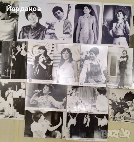 Лот от 30 стари картички и снимки на Лили Иванова, снимка 3 - Колекции - 52161687