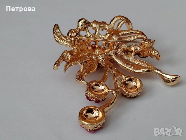 Брошка с камъни , снимка 5 - Други - 34129040