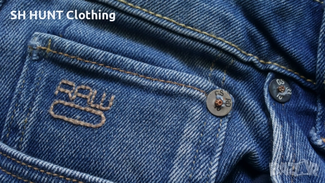 G-Star 3301 LOW TAPERED Jeans Размер 32 / 30 еластични дънки 1-61, снимка 6 - Дънки - 52216867