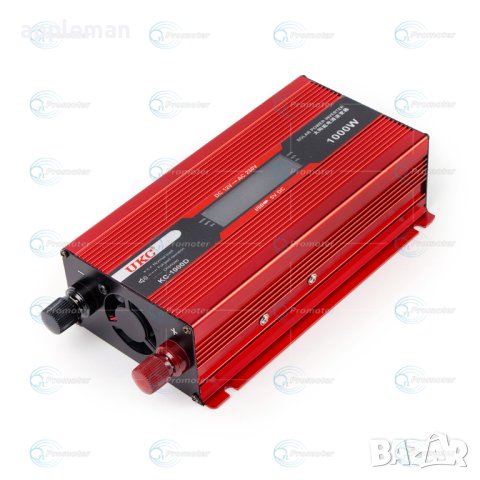 Инвертор с дисплей 12-220V 1000W, снимка 2 - Аксесоари и консумативи - 44142980