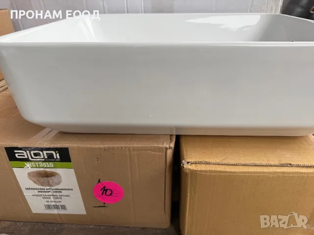 Мивка за баня, монтаж върху плот 50х38 , снимка 8 - Мивки - 49688191