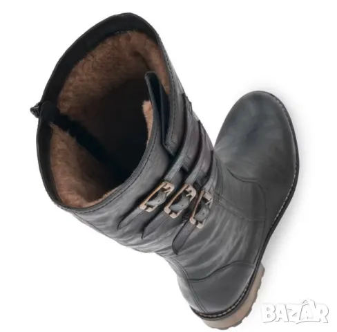 ботуши REMONTE Dorndorf  номер 41 високи кожени , снимка 10 - Дамски ботуши - 49307551