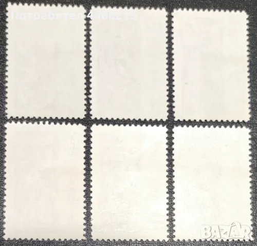 България, 1966 г. - пълна серия чисти марки, фолклор, 5*5, снимка 2 - Филателия - 50424351