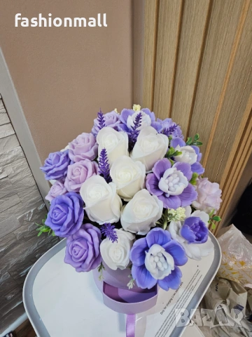 Сапунени букети , снимка 4 - Декорация за дома - 54313662